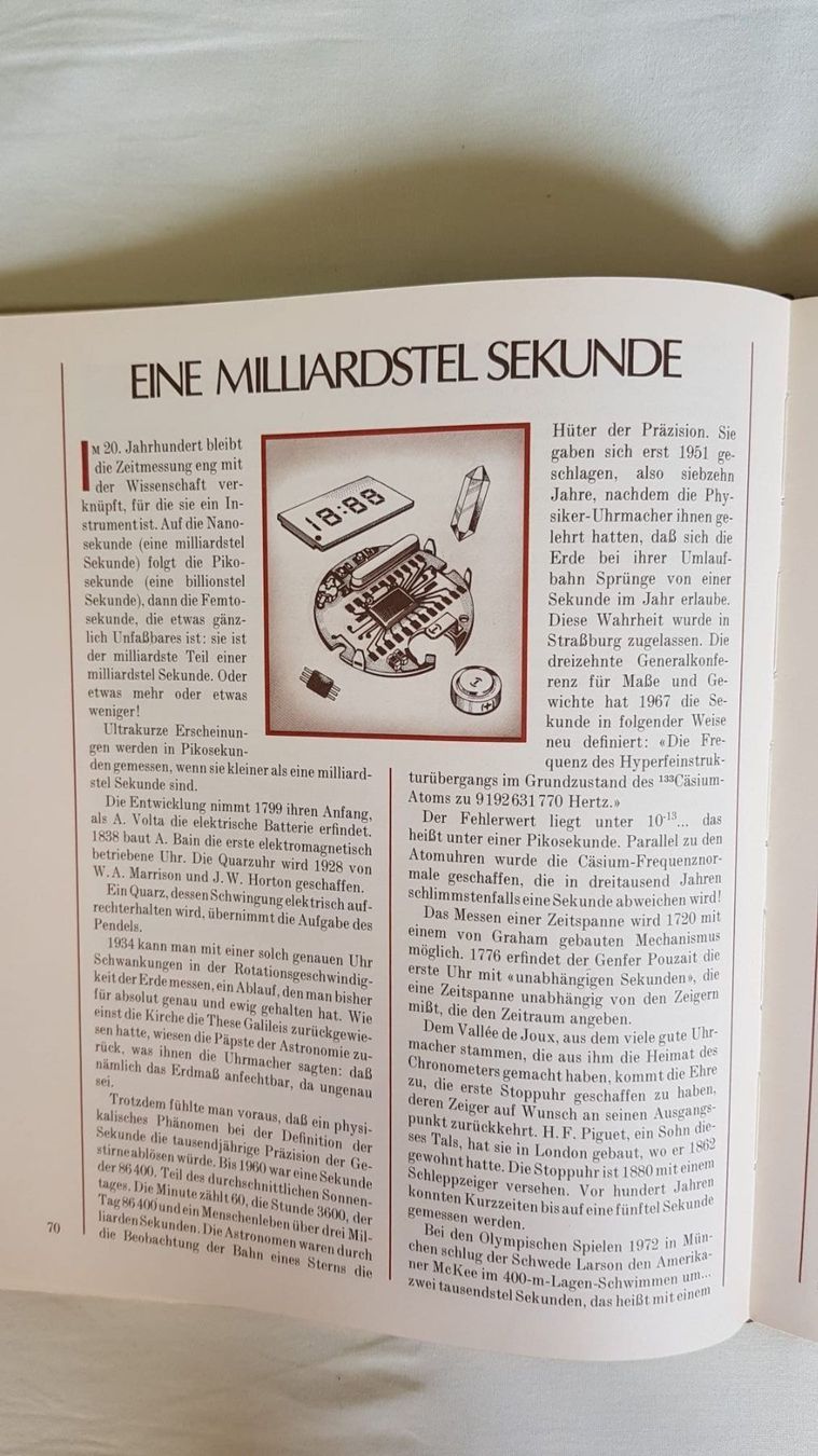 Libri: Die Geschichte der Zeitmessung Bildband – Usato da Spiegel b. Bern venduto da sus_xj97 3