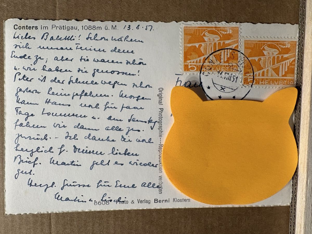 Ansichtskarten: AK von Conters – Gebraucht aus Rümlang von Kartenpost1 1
