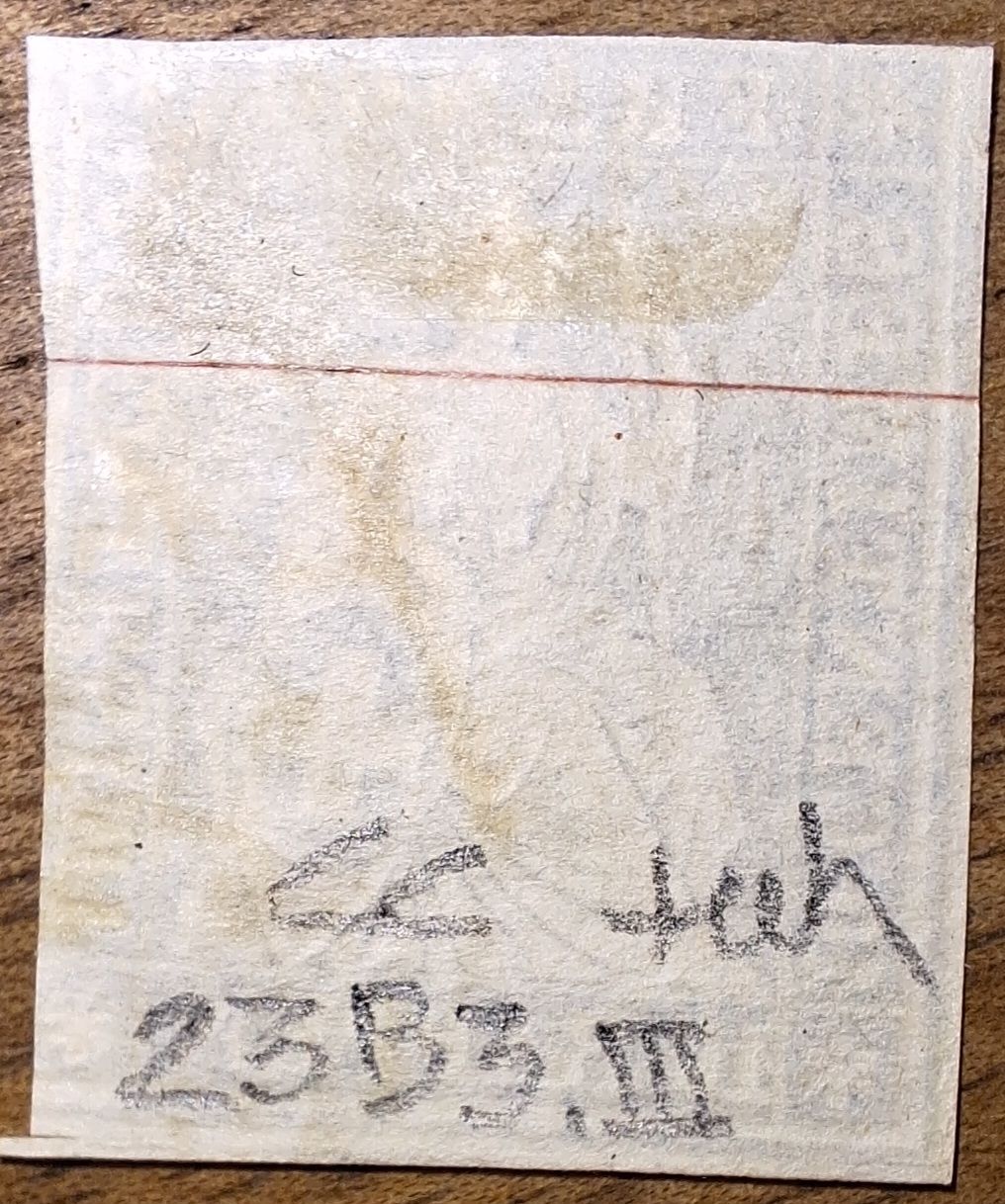 Tutti i francobolli: Strubel 23CC mit Befund Kat. 120.- – Usato da Balgach venduto da SIMEON27 1