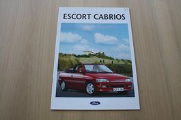 Ford Escort Prospekt Cabrios 2/1992