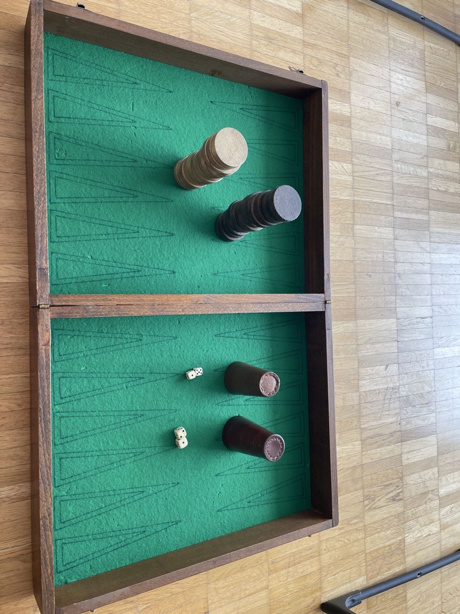 Jeux: Wooden Backgammon and Chess Board – D'occasion à Neuchatel par shi_9fzw 3
