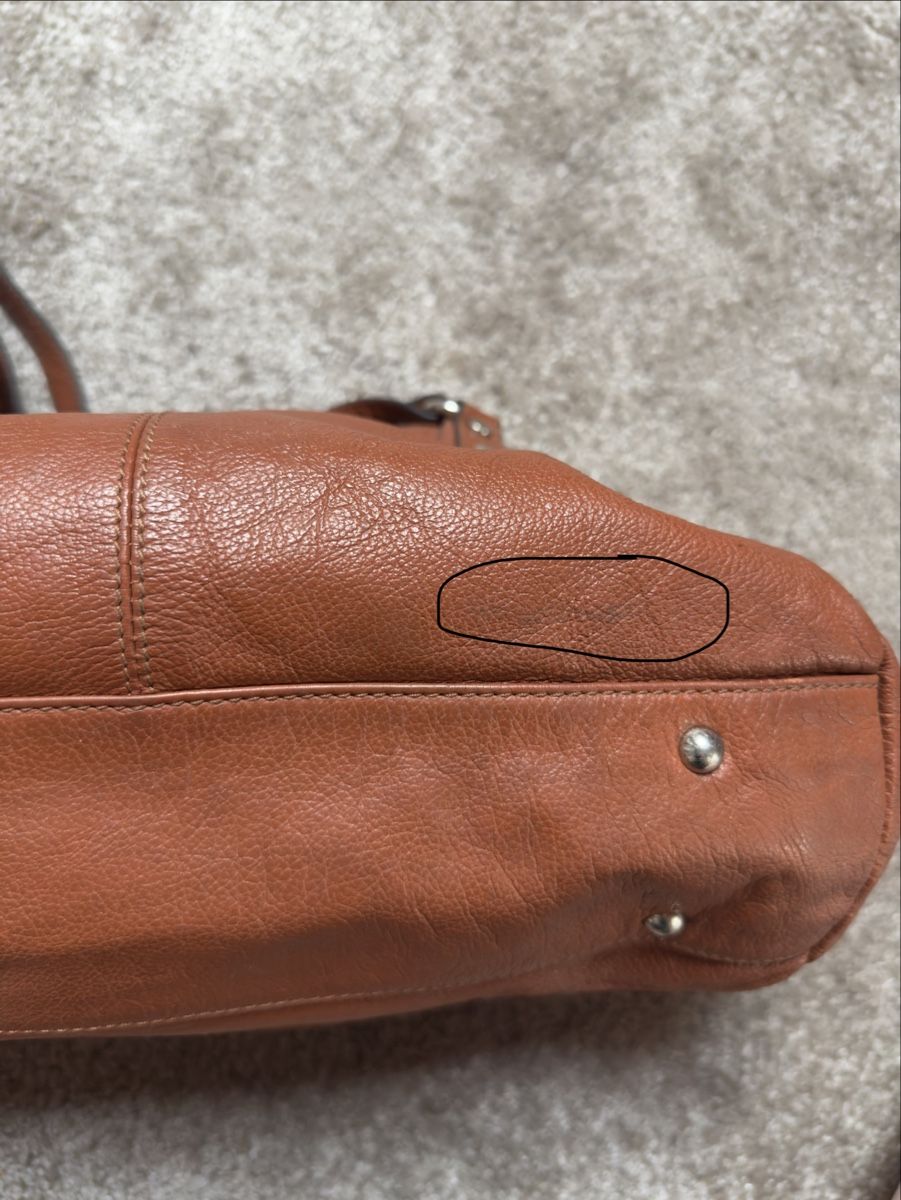 Borse da donna: Sac en cuir Hexagona marron  – Usato da Vuippens venduto da Anna_as 4