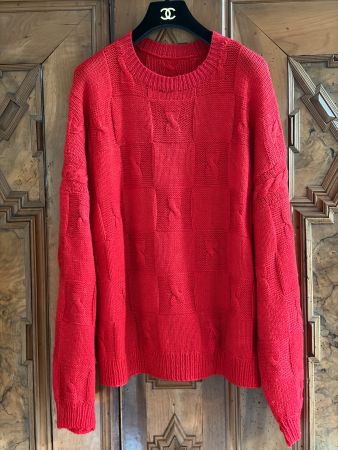 VINTAGE HAND MADE Pullover 100% Wolle Gr. L