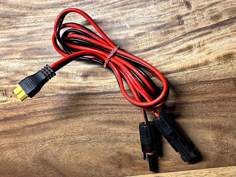 XT60 Auf Solar Stecker Verlängerungskabel 12AWG 3m – Für Powerstation, Solargenerator & Akku-Pack