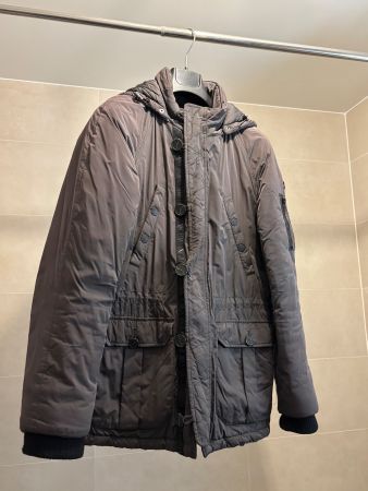 Armani Jeans// Parka mi-longue Vert Militaire - Taille 48 M