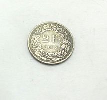 2 Franken Münze 1863