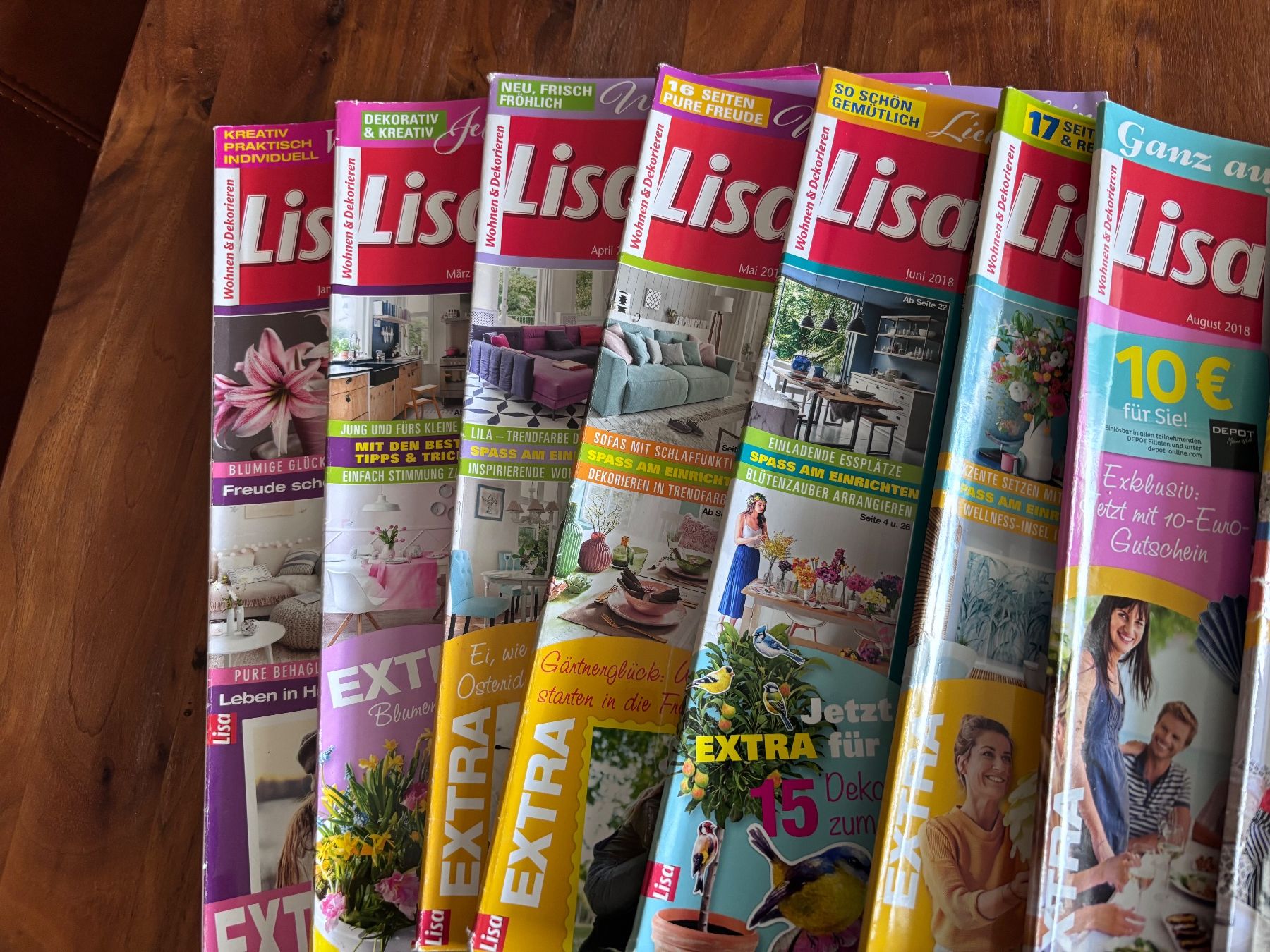 Zeitschriften & Magazine: LISA Wohnen und Dekorieren 2018 – Gebraucht aus Balsthal von Uroby 1