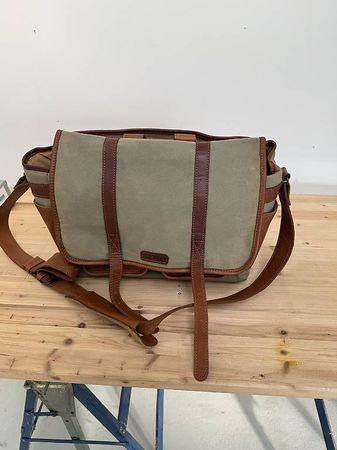 PAUL MARIUS LeReporter Fototasche  Canvas & Leder