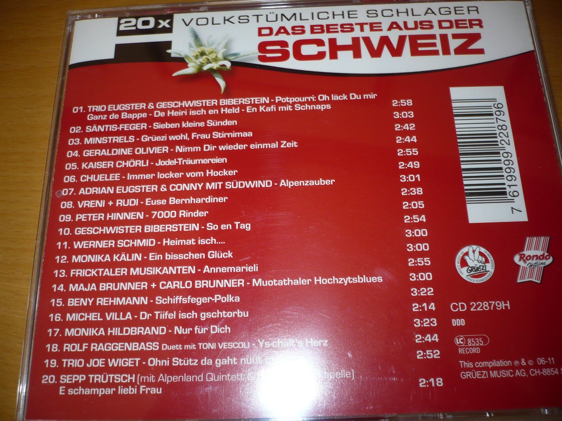 CD: Das Beste aus der Schweiz 3 CD Box – Nuovo (secondo la descrizione) da Merzligen venduto da Marthe22 5