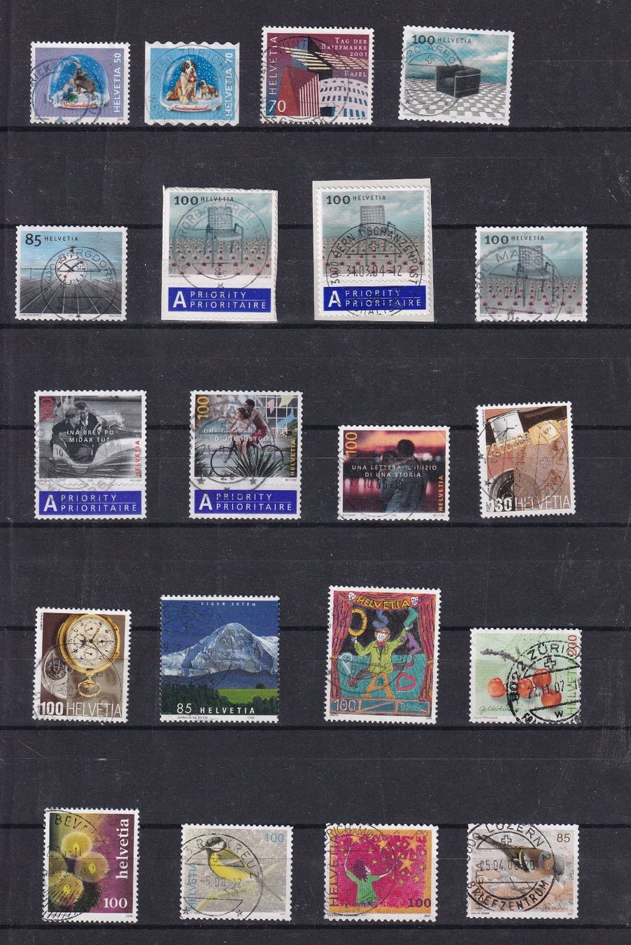 Tutti i francobolli: LOT de Timbres Oblitérations centrales – Usato da Nyon venduto da an54
