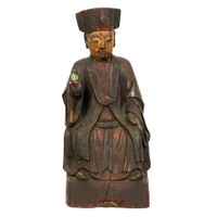 Antike Skulptur China Sec-XIXI Ching Dynastie