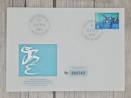 CL09 Enveloppe + Timbre Suisse 1971 / 1500 Ex