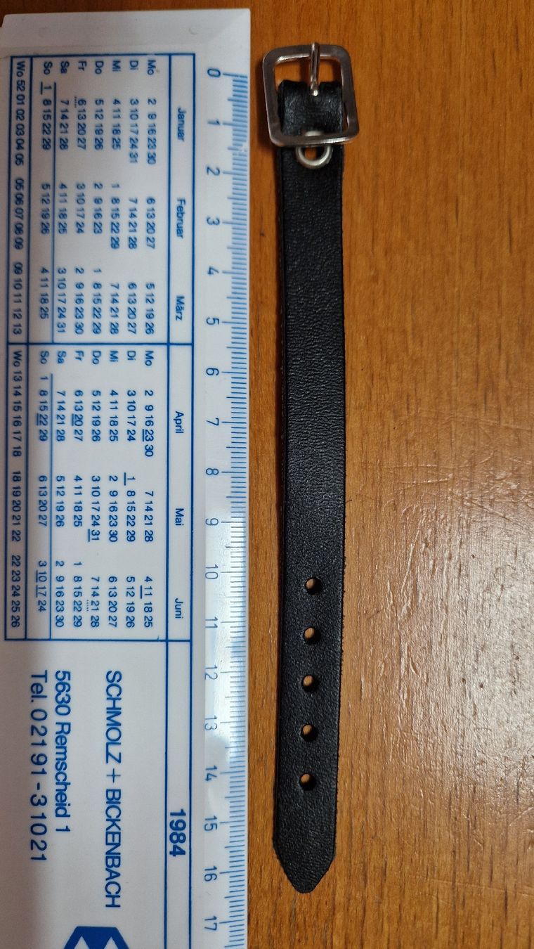 Orologi: sangle en cuir 170 x 10mm – Nuovo e nell'imballaggio originale da Ste-Croix venduto da Sporchet