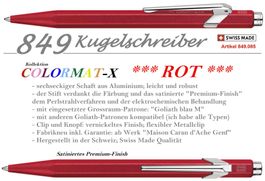 849.085 Colormat-X * ROT * 849 Caran d'Ache * Goliath Blau M
