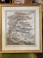 DUNKER Balthasar Anton 1746-1807 Zeichnung signiert