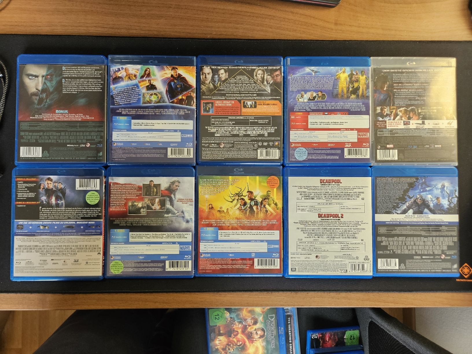 Tutti i DVDs: Marvel Blu-ray Collection, 10 Filme – Usato da Lenzburg venduto da fischerus 1
