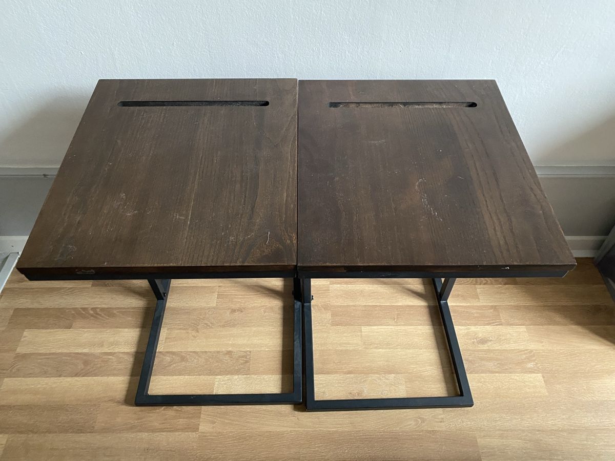 Maisons du monde Comodini: 2x Tables de chevet moderne en bois – Usato da Tavannes venduto da Jsuifmqox 3