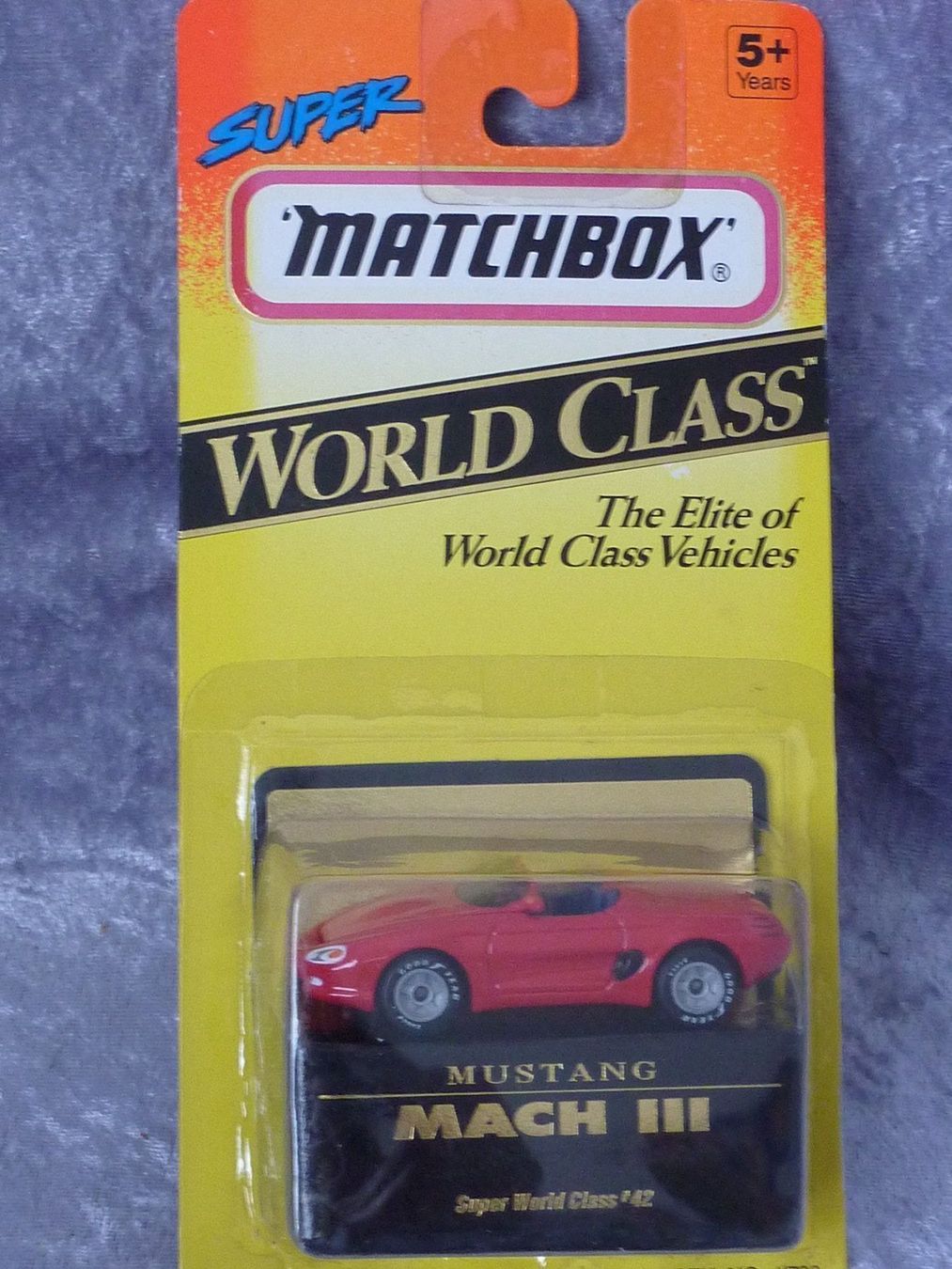 Matchbox Modellini d'auto: Mustang Mach lll WC  1:64 – Nuovo e nell'imballaggio originale da Dürrenäsch venduto da modellautos4you