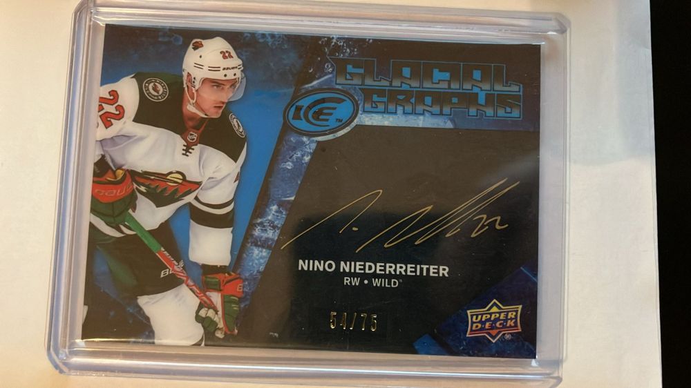 Nino Niederreiter Autogramm 54/75 Wild NHL Trading Card (Gebraucht) in ...