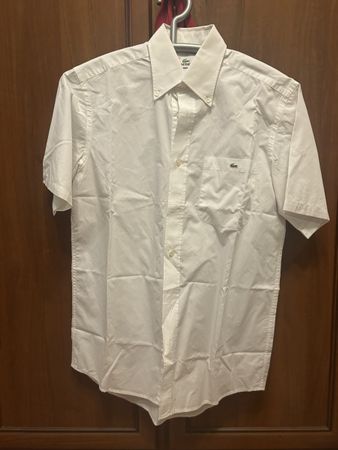 Nuova Camicia Lacoste bianca - Tg. 39