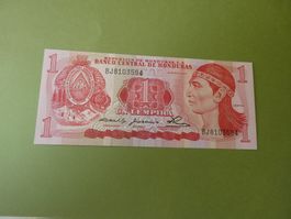 Honduras 1980, 1 Lempira - ungefaltet