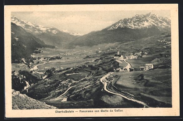 Cartoline postali: Surses, Oberhalbstein, Panorama von Mutt – Usato da Berlin venduto da bartko-reher