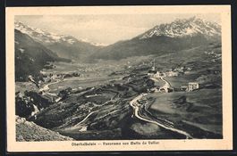 Surses, Oberhalbstein, Panorama von Mutt