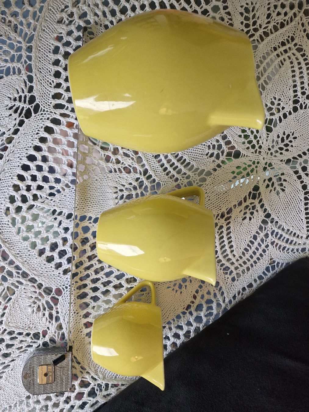 Rössler Caraffe: 3x pot Rössler jaune vintage – Usato da versoix venduto da 928 6