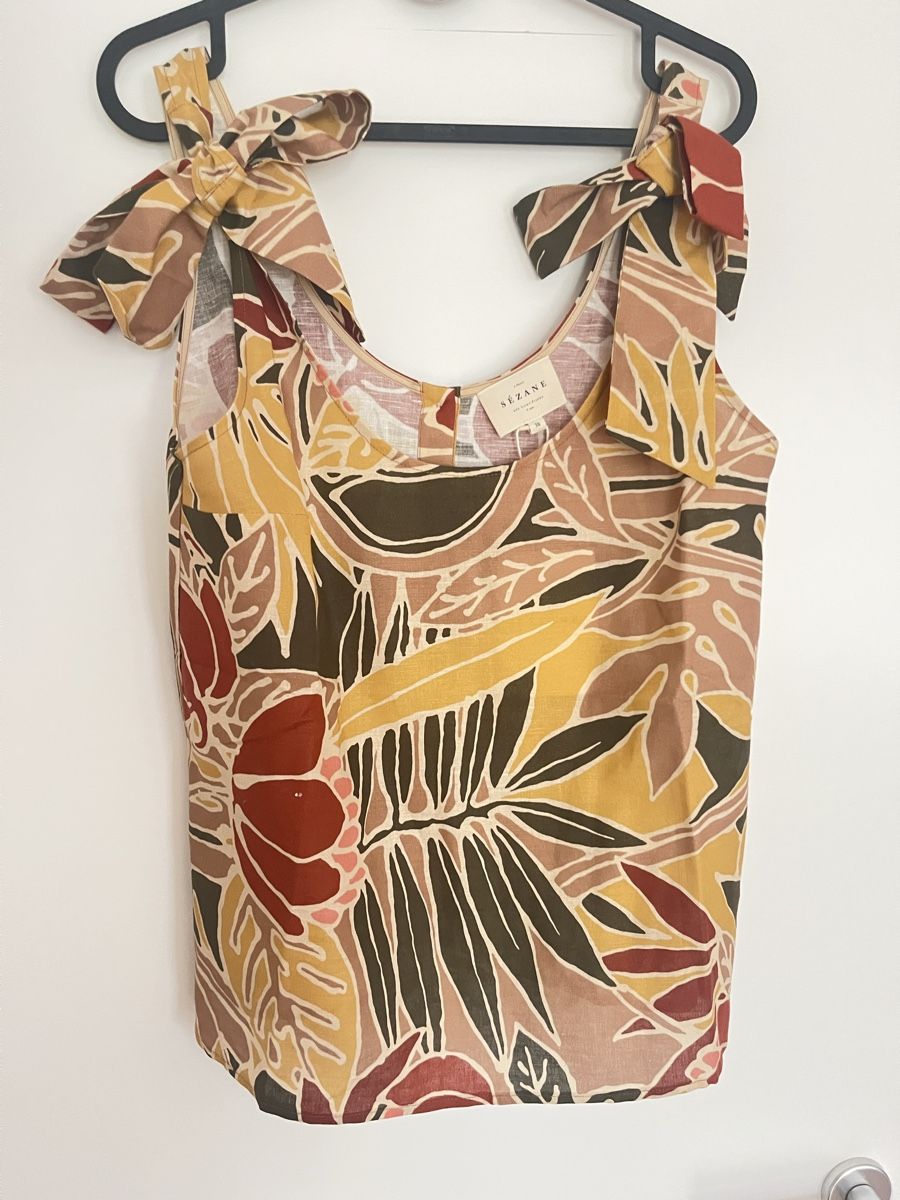 Sezane Top: Sézane Rick Top Imprimé Feuilles Vicky – Nuovo e nell'imballaggio originale da Oberarth venduto da pau_h8rf 1