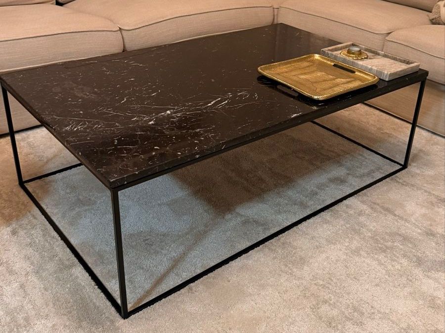 Westwing Tavoli: Schwarzer Marmor Couchtisch,120x75x40cm – Usato da Hettlingen venduto da laperi87