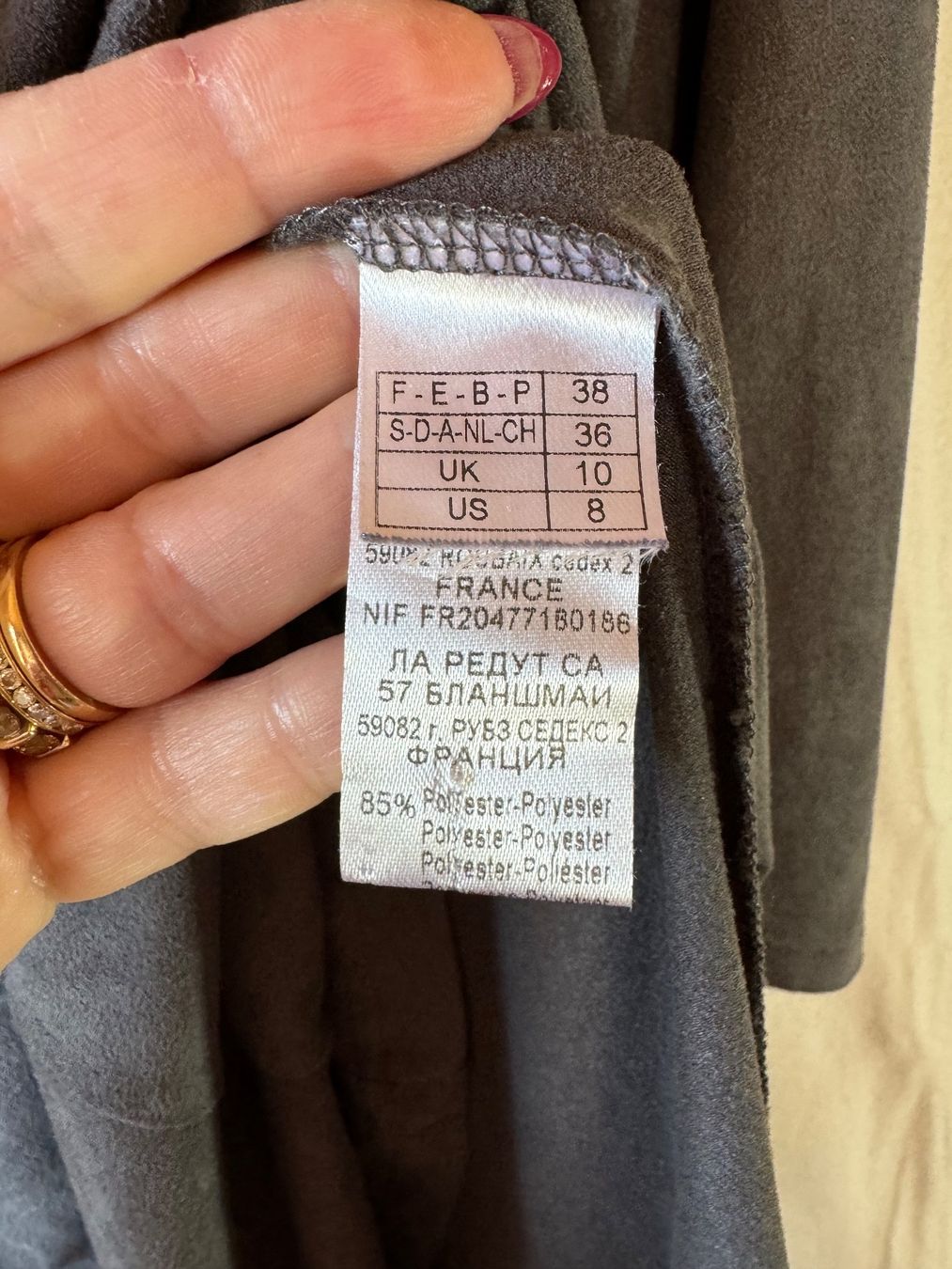 La Redoute Kleider: Graues Kleid von La Redoute Gr. 36 – Gebraucht aus Grosswangen von second_hand_dress 6