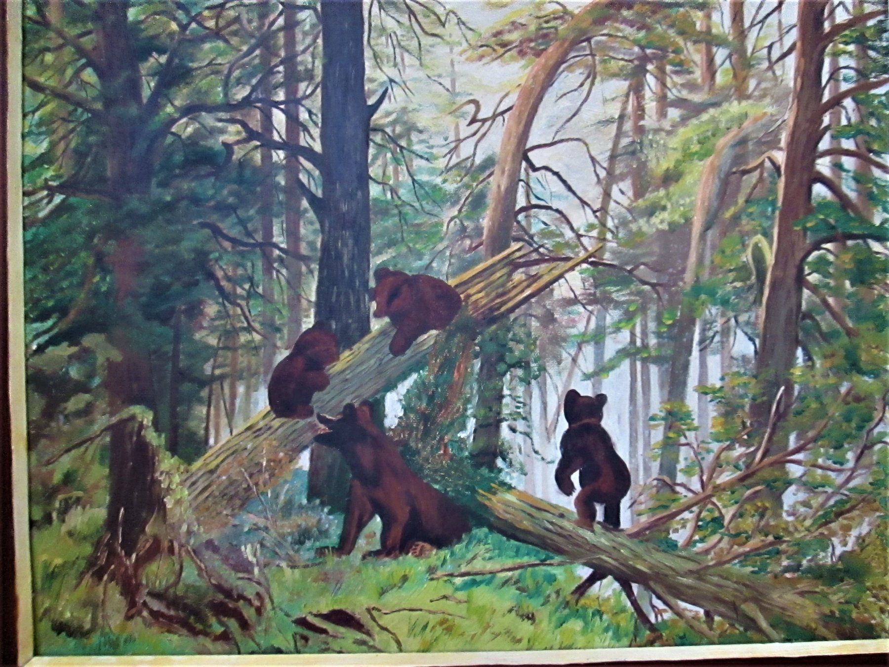 Tableaux: Alte Ölgemälde auf Karton – D'occasion à Sementina par babucia 2