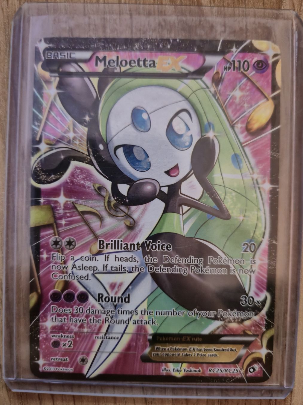 Pokémon Sammelbilder & Trading cards: Pokemon Meloetta EX 2013 – Gebraucht aus Au SG von Redlinestore
