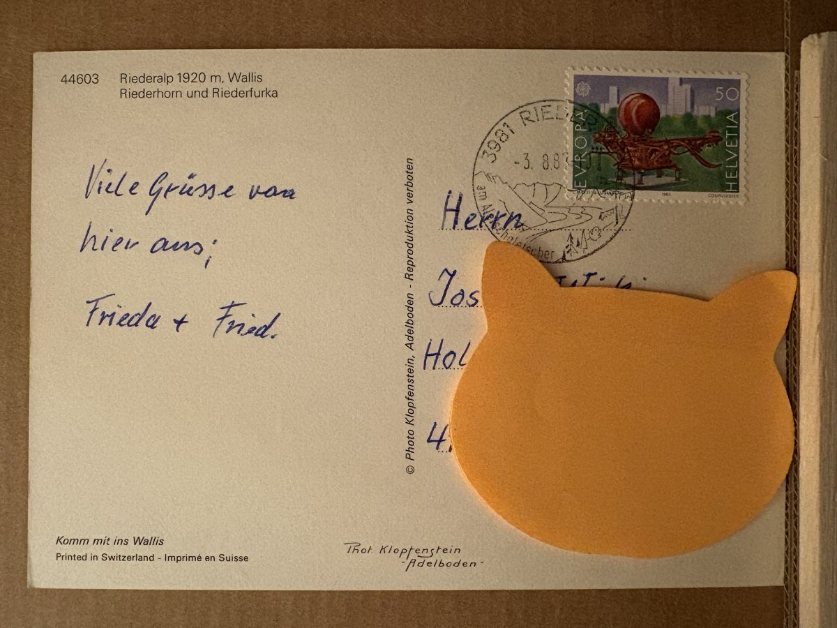 Cartoline postali: AK von Riederalp – Usato da Rümlang venduto da Kartenpost1 1
