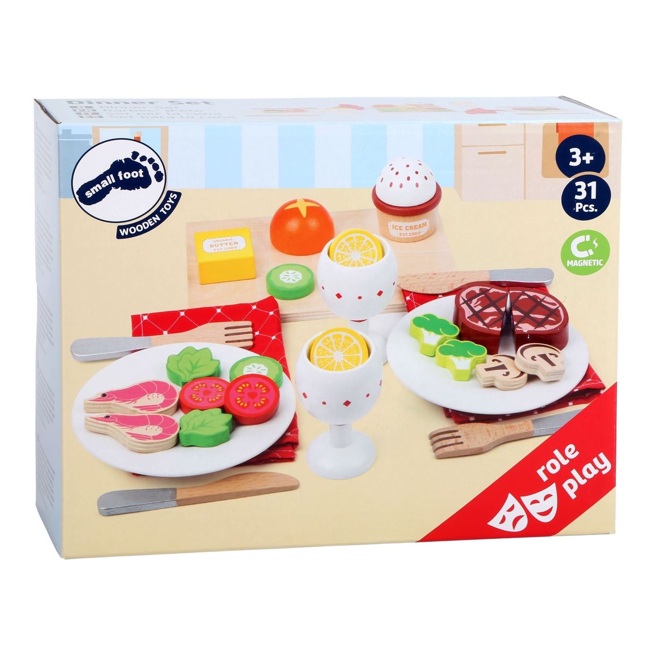 Giocattoli: Kinderküche Spielset Dinner - Speiseset – Nuovo e nell'imballaggio originale da Wettingen venduto da Swala 1