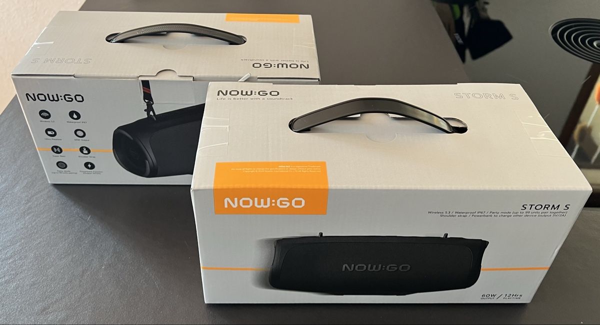 Casse acustiche: Now:Go Storm S - Top Bluetooth Lautsprecher – Nuovo e nell'imballaggio originale da Ursenbach venduto da Wegi8