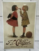 Blechschild Cailler Chocolat au Lait Kinder