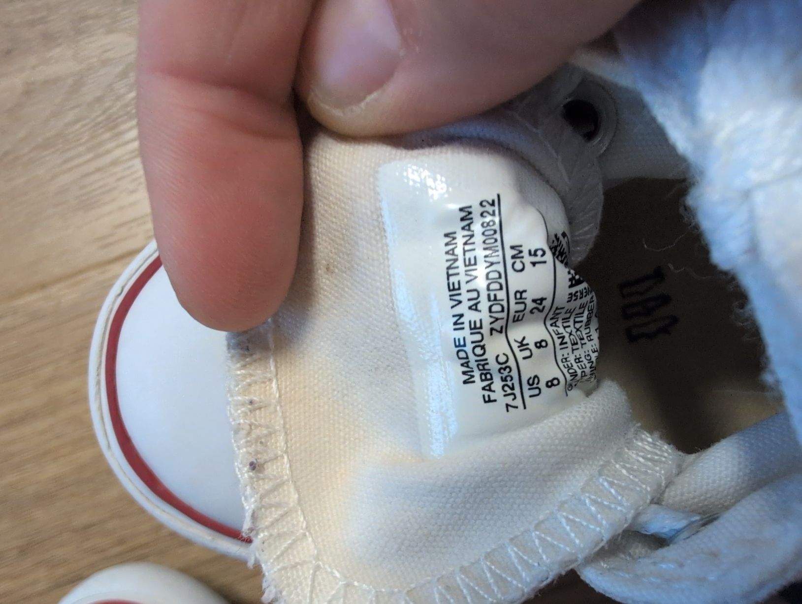 Converse Scarpe per ragazzi: Converse All Stars Gr. 24, weiss – Usato da Dübendorf venduto da SomeEnd 4