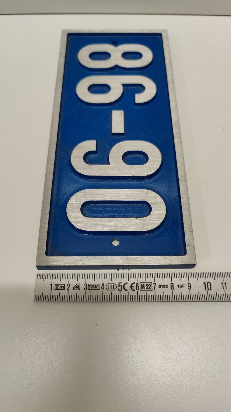 Insegne: Nummerschild Eisen Signal AG (L3) – Usato da Neuenhof venduto da SchnaeppliAllerlei 5