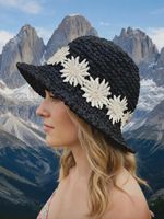 Charmanter Hut "Edelweiss"  im Retro Stil