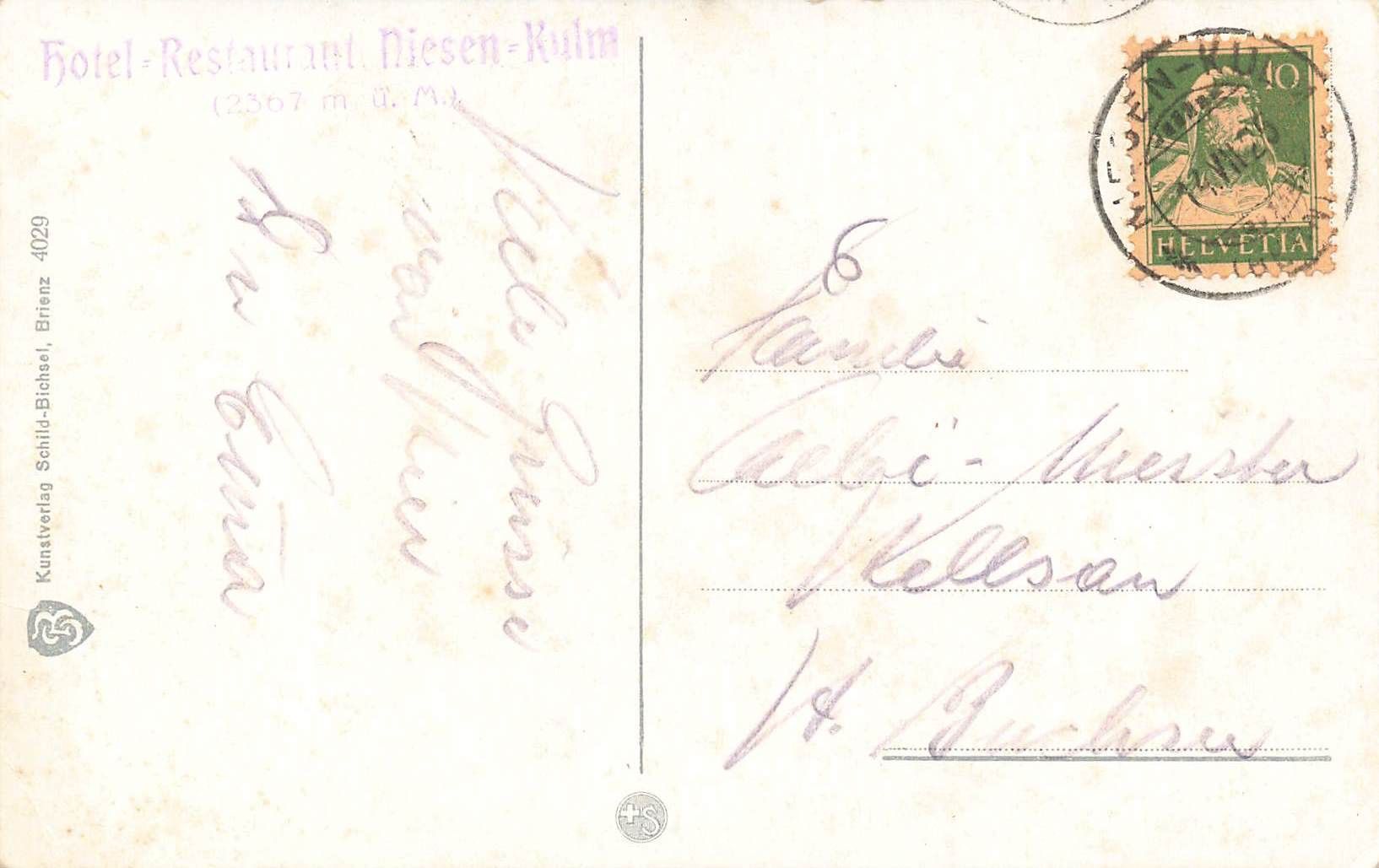 Cartes postales: Niesen bahn Standseilbahn – D'occasion à Biasca par Blenio71 1