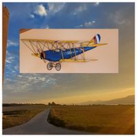Avion métallique Déco.Tolles Geschenk!Handarbeit aus Metal3D