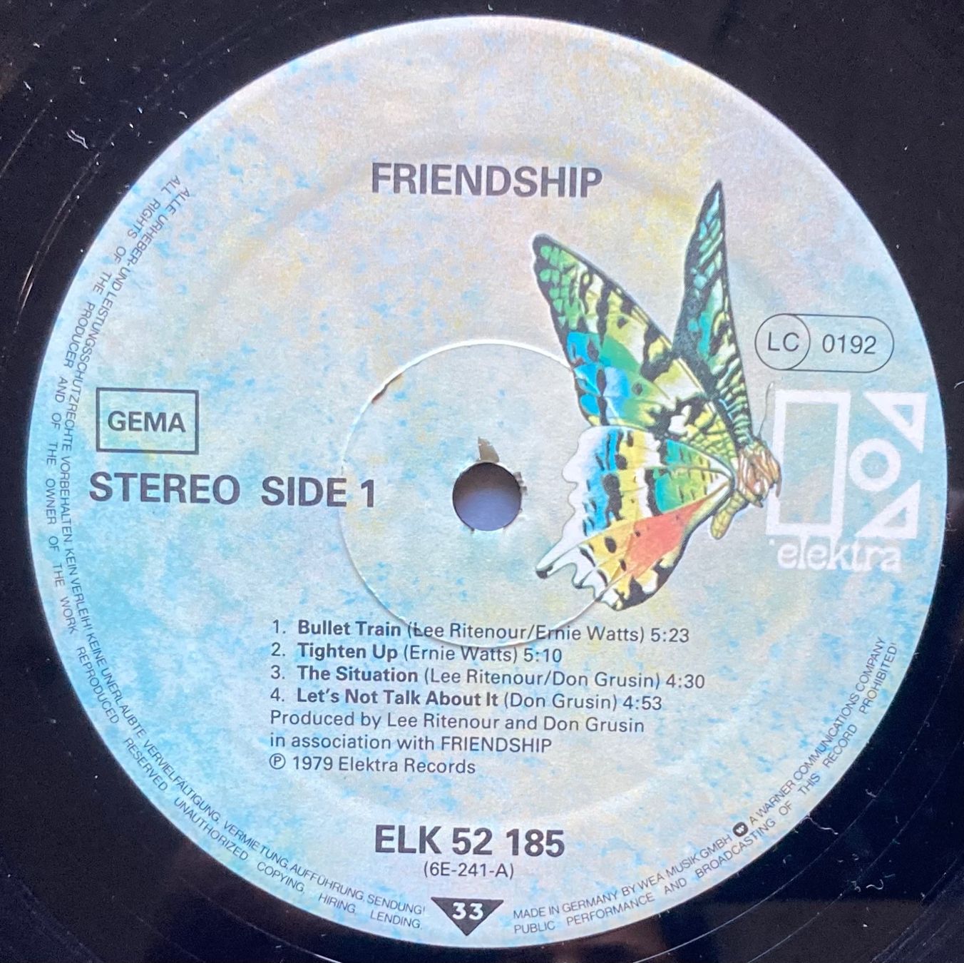 Dischi in vinile: FRIENDSHIP - FRIENDSHIP – Usato da Poliez-Pittet venduto da Newtown-Records 3