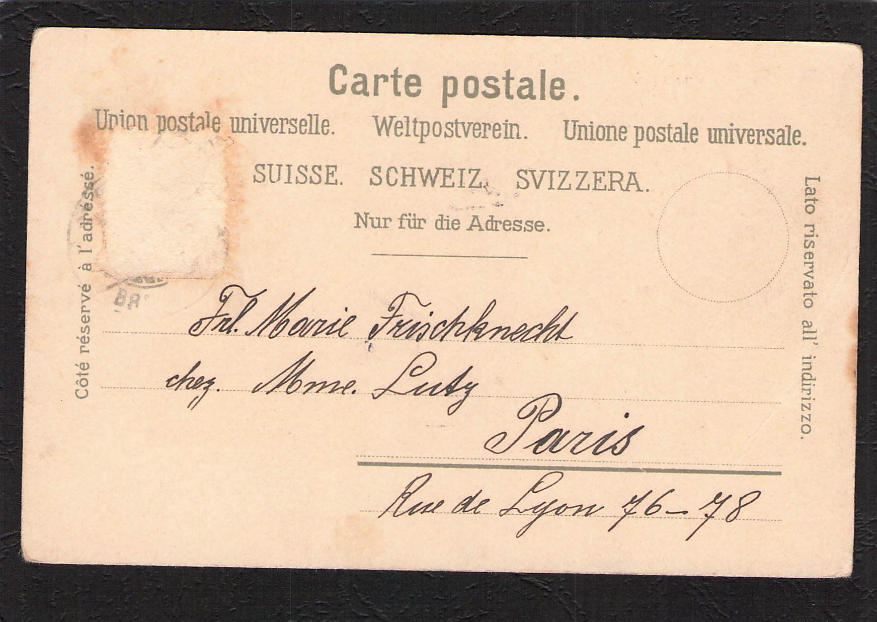 Cartoline postali: #St.Gallen , Moosbrücke , gel. – Usato da Reichenburg venduto da Pipo-67 1