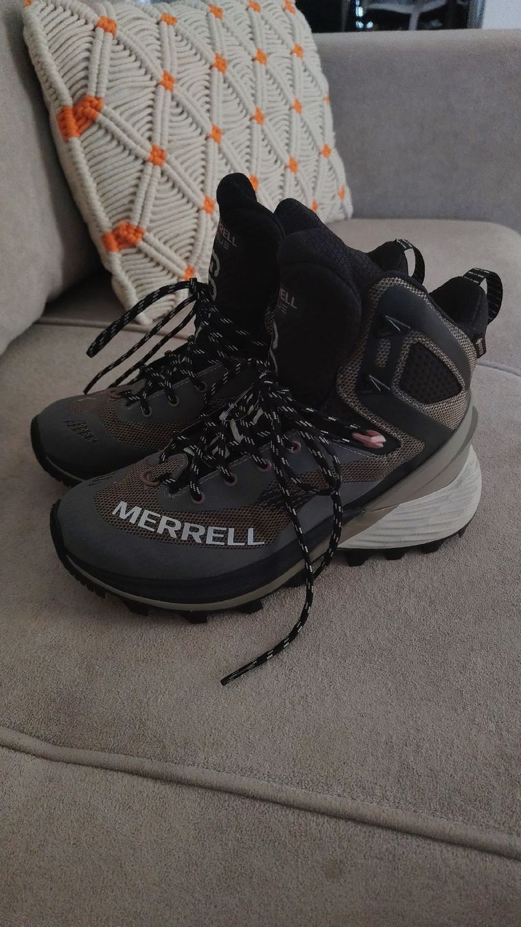 Scarpe da donna: Merrell Boots Gore-Tex Grey Size 38.5 – Usato da Hochdorf venduto da ema_5bbv