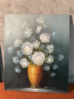 Tableau de fleurs blanches sur étoiles