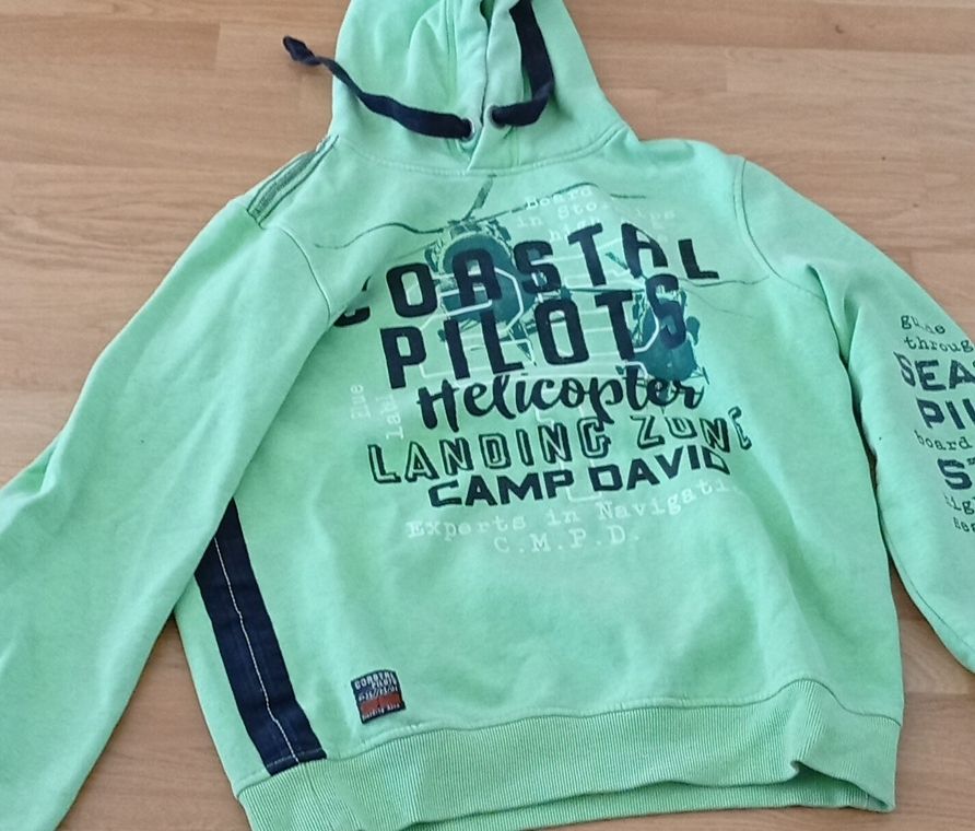 Camp David Pullover & Sweatshirts: Camp David Kapuzenpullover gruen neuwertig – Gebraucht aus Leibstadt von Fatrin
