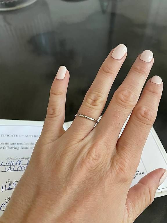 Boucheron Anelli: Boucheron ring in platinum – Nuovo e nell'imballaggio originale da Lausanne venduto da generation 3