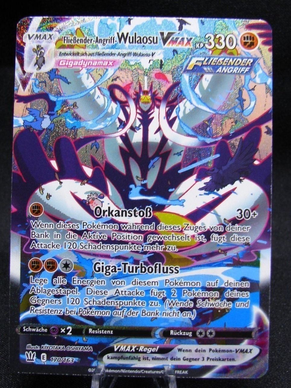Pokémon Carte collezionabili: Wulaosu VMAX Secret Rare Mint       /164 – Nuovo (secondo la descrizione) da Rümlang venduto da coh_87ww