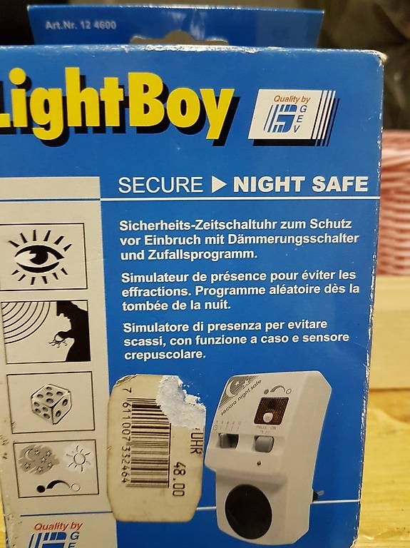 Lampade: Nuovo programmatore di luce ad intervalli – Usato da Giubiasco venduto da ton_vpl7 3